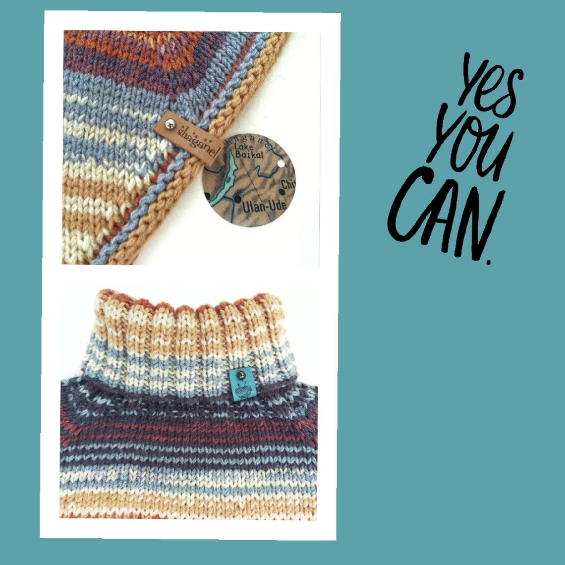 KNITTING PATTERN knit dickey easy knit turtleneck PDF Etsy