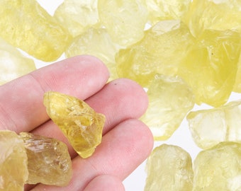 Piezas grandes de cuarzo limón, fragmentos de cuarzo limón en bruto, puntas de cuarzo limón en bruto, cristales genuinos sin tallar, cristales curativos, LLemonQuartz001