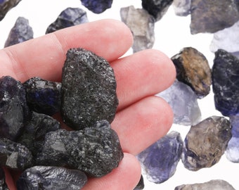 Large Raw Iolite Pieces, Rough Iolite, Genuine Iolite Crystal, Healing Crystal, Bulk Raw Gemstone, LIolite004