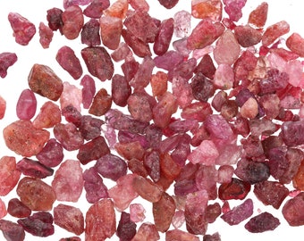 Small Raw Ruby Pieces, Rough Ruby, Genuine Uncut Ruby Crystal, July Birthstone, Healing Crystal, Bulk Raw Gemstone, NRuby001