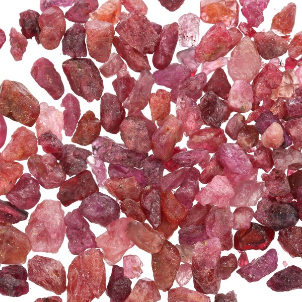 Small Raw Ruby Pieces, Rough Ruby, Genuine Uncut Ruby Crystal, July Birthstone, Healing Crystal, Bulk Raw Gemstone, NRuby001