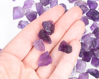 Raw Amethyst Pieces, Rough Amethyst, Genuine Uncut Amethyst Crystal, February Birthstone, Healing Crystal, Bulk Gemstone, StmtAmethyst001