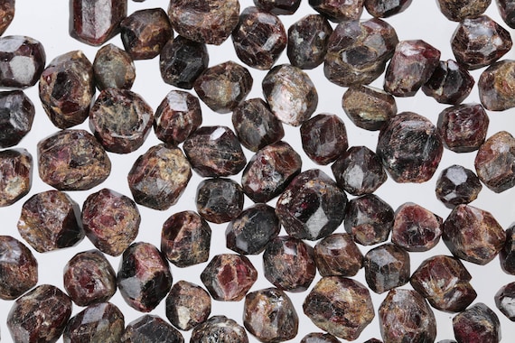 Uncut garnet deals