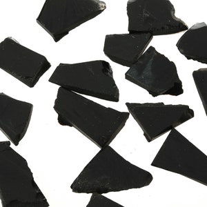 Raw Black Chalcedony Pieces, Rough Chalcedony, Genuine Chalcedony Crystal, Healing Crystal, Bulk Raw Gemstone, BLChalc001