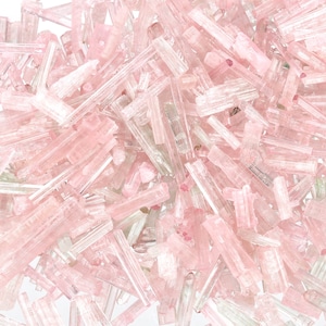Raw Pink Tourmaline Pieces, Rough Pink Tourmaline, Bulk Rough Pink Tourmalines, Tourmaline Crystal, Raw Crystal Bar, PTSCOOP002