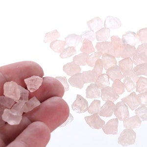 Small Raw Rose Quartz Pieces, Rough Rose Quartz, Genuine Uncut Rose Quartz Crystal, January Birthstone, Rough Gemstone, Srosequartz001