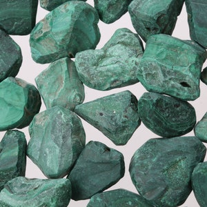 Raw Malachite Pieces, Rough Malachite, Genuine Malachite Crystal, Healing Crystal, Bulk Raw Gemstone, LMalachite001