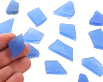 Raw Blue Chalcedony Pieces, Rough Chalcedony, Genuine Chalcedony Crystal, Healing Crystal, Bulk Raw Gemstone, BChalc001