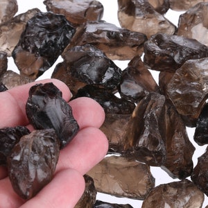 Large Raw Smoky Quartz Pieces, Rough Smoky Quartz, Genuine Smoky Quartz Crystal, Bulk Raw Gemstone, LSmokyQ003