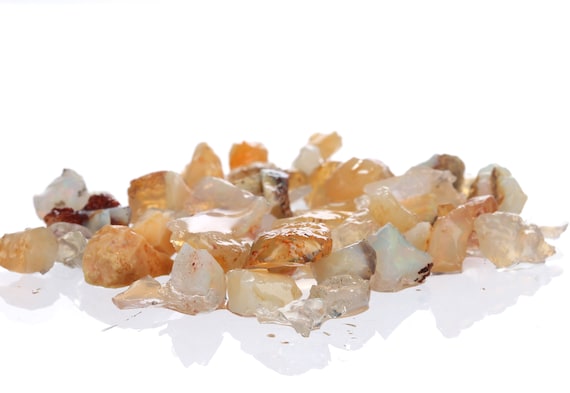 Mexican Opal Rough Opal Chips Raw Opal Crystals PMOpal003 Raw Mexican Opal Parcel October Birthstone Rough Gemstones Bulk