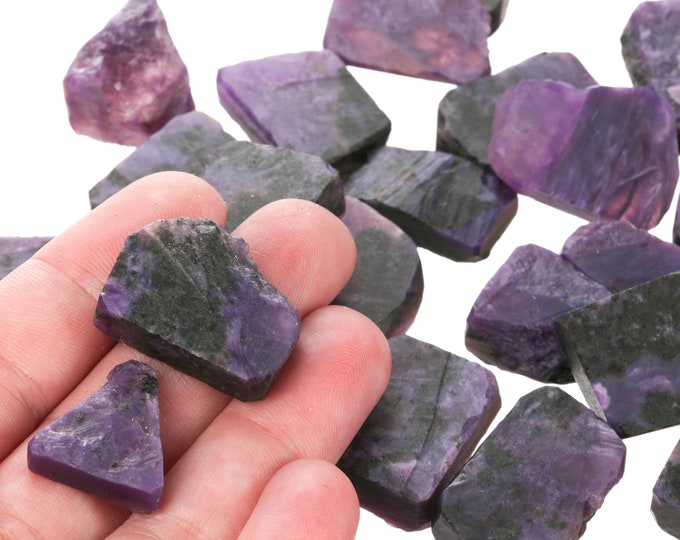 Medium Raw Charoite Pieces, Rough Charoite, Genuine Charoite Crystal ...