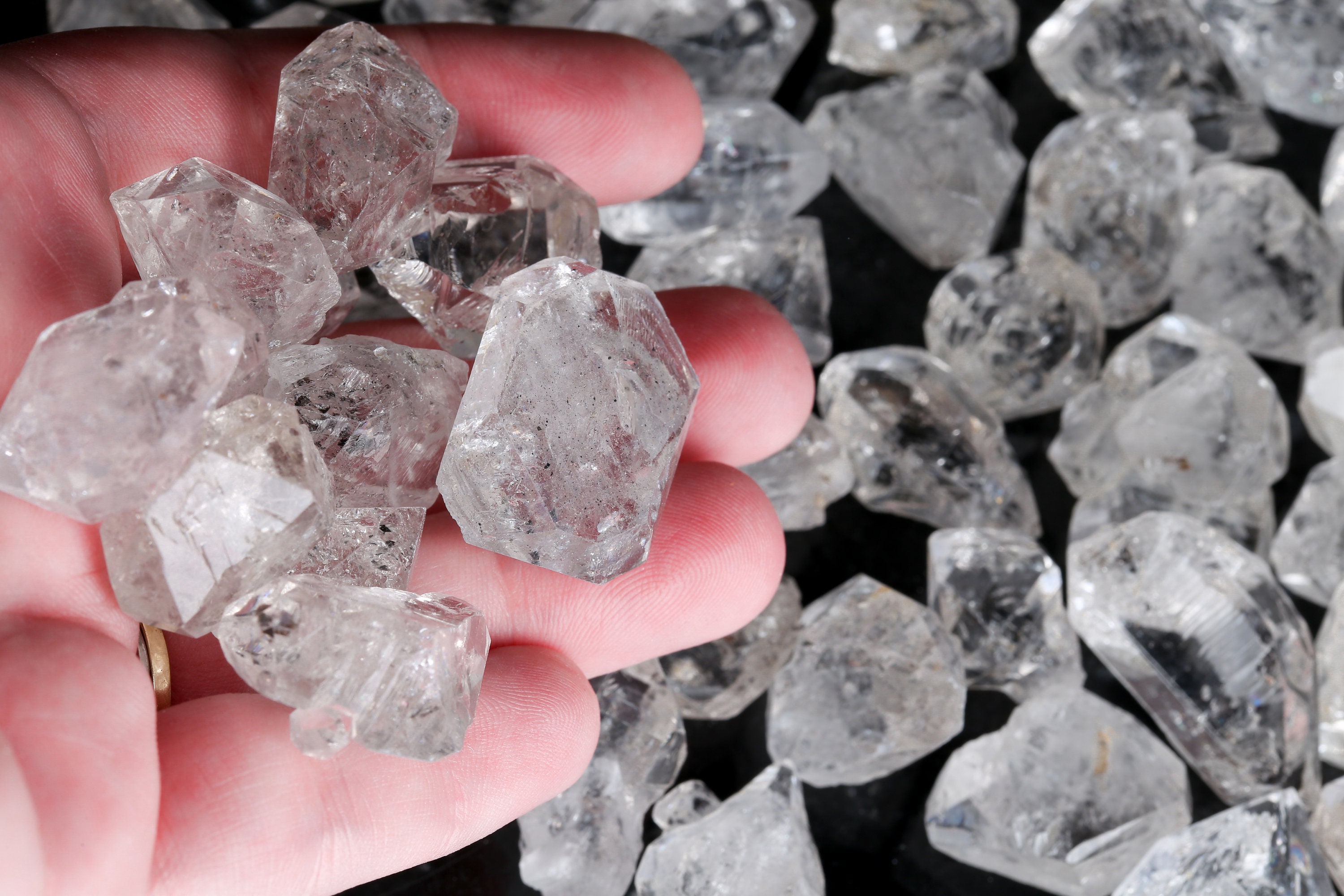 Large Raw Herkimer Diamond Bulk Raw Clear Quartz Pieces Etsy