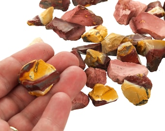 Raw Mookaite Pieces, Rough Mookaite, Genuine Mookaite Crystal, Healing Crystal, Bulk Raw Gemstone, LMookaite001