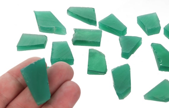 Raw Green Chalcedony Pieces, Rough Chalcedony, Genuine Chalcedony Crystal, Healing Crystal, Bulk Raw Gemstone, GChalc001