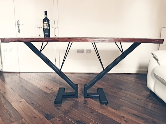 Bespoke metal table on sale legs
