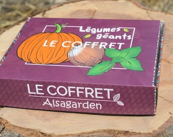 Coffret Légumes géants (6 variétés de concours) Graines biologiques