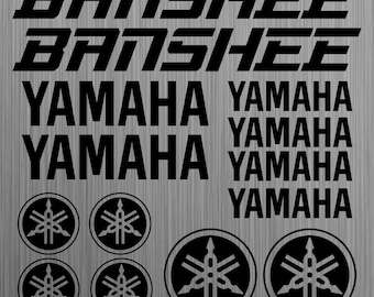 YAMAHA BANSHEE Sticker Sticker Quad Decal ATV 14pcs Pieces