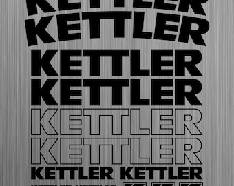 KETTLER sticker bike bike mtb bmx road 15pcs Pieces Pieces