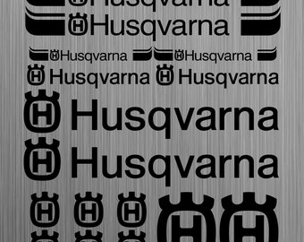 Husqvarna Racing sticker naklejka tuningowa naklejka 16 pieces Pieces