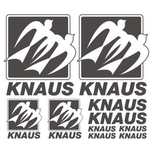 Knaus Oude sticker camper camper caravan 10 stuks