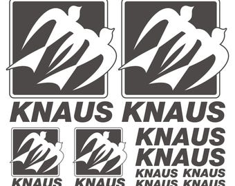 Knaus Old sticker motorhome camper caravan 10 pieces
