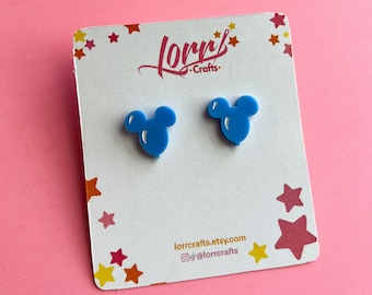 Orecchini ispirati ai palloncini di Topolino / accessorio in acrilico per il parco Disney / orecchini senza nichel in regalo