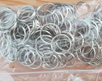 Argola / chaveiro 200 unidades pacote grande 2,5 cm