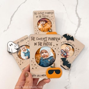 Halloween fridge magnet, cutest little pumpkin fridge magnet, coolest pumpkin in the patch, I'm bats about you, my little boo