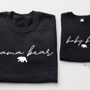 Mama Bear Sweatshirt, Baby Matching Set, Baby Shower Gift