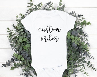 etsy custom onesie