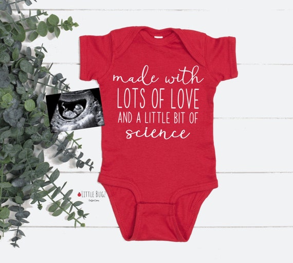 made with love and science onesie