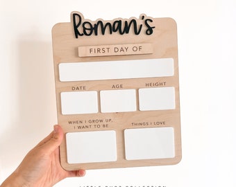 Back to school sign, First day of school sign, Back to school board, Interchangeable first and last day, First day last day of school sign