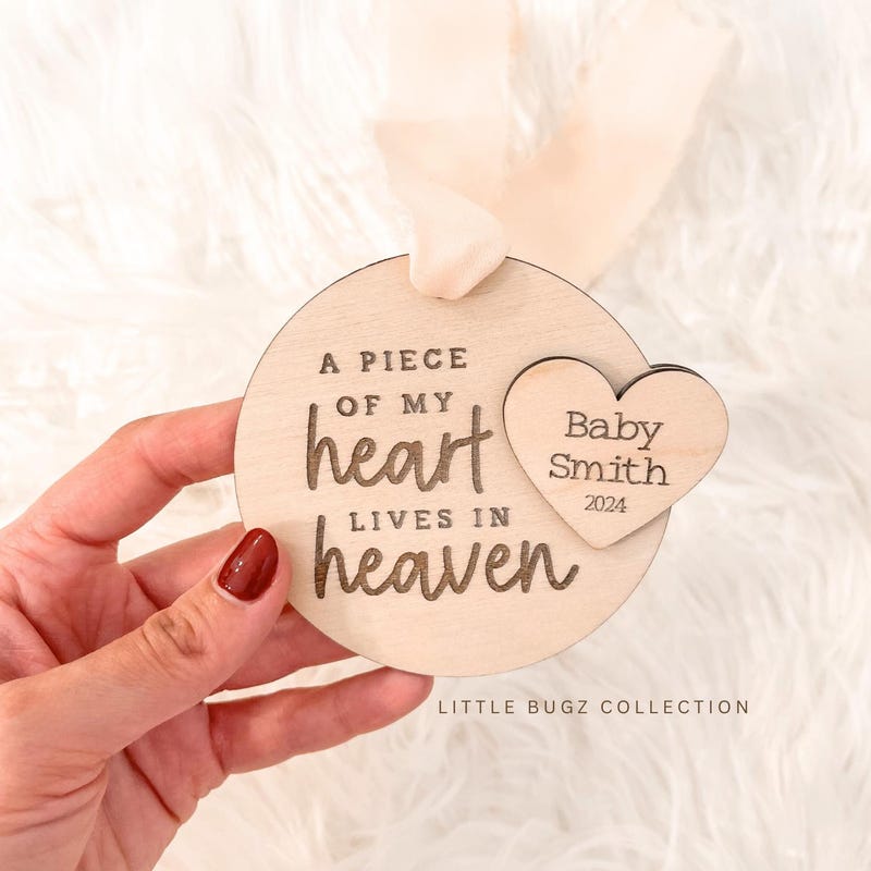 Infant Loss, Baby Loss Ornament, Personalized Infant Loss Keepsake