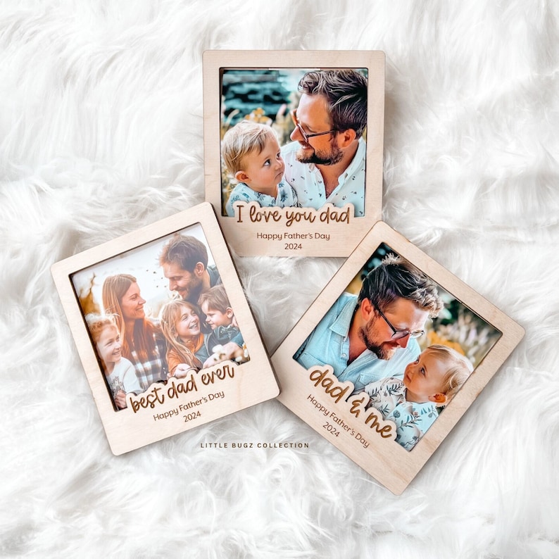 Holiday Fridge Custom Photo Frame Fathers Day Gift, Our