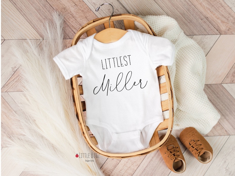 Littlest Baby Onesie® littlest pregnancy announcement image 1