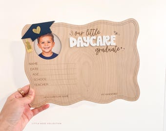 Cartello per la cerimonia di diploma della scuola materna / Cartello ricordo personalizzato per la cerimonia di diploma della scuola dell'infanzia / Ricordo per la cerimonia di diploma dell'asilo nido