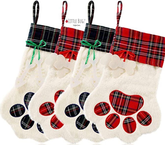 Calza Natalizia Vestito Babbo Natale 51 Cm In Peluche Con Campanellini Sonori Nw Ssdz