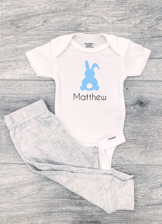easter bunny onesie baby