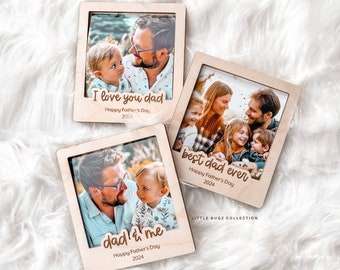 Custom Photo Frame Magnet, Father's Day Gift
