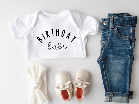 Birthday babe Onesie®, first Birthday Girl Onesie®, First birthday Onesie® gift, birthday babe toddler t-shirt, birthday shirt for toddler