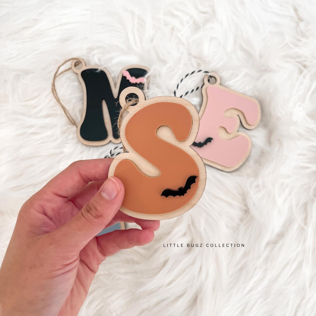 Initial Boo Basket Tags, Halloween Basket Tag, Boo Basket Tag, Custom ...