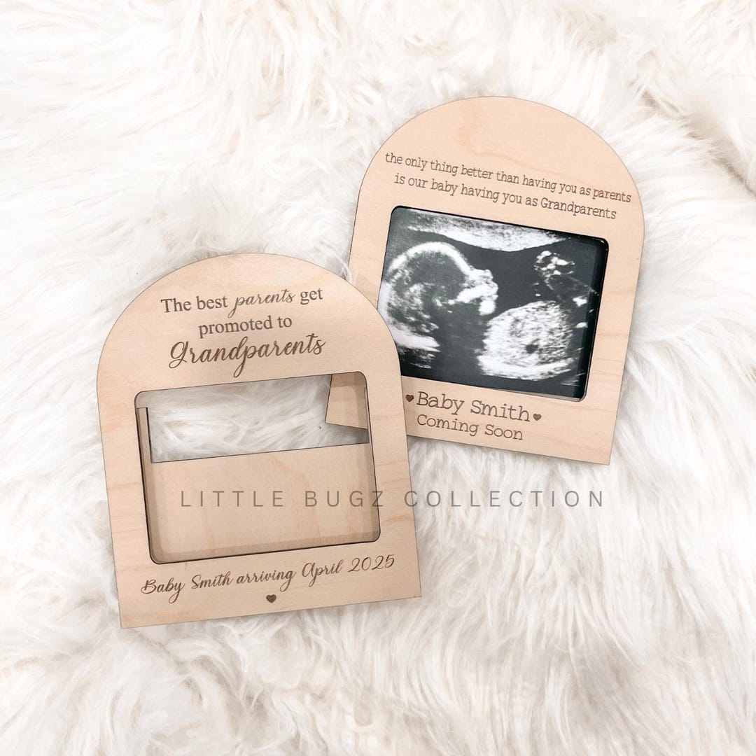 Sonogram Magnets Sonogram Fridge Magnet, Arched Ultrasound Fridge Magnet, Sonogram Frame ...