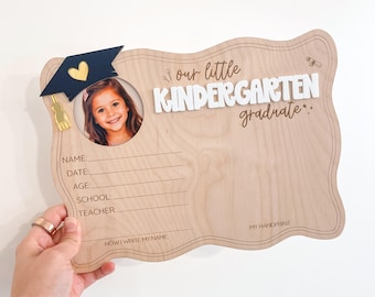 Cartello per la cerimonia di diploma della scuola materna / Cartello ricordo personalizzato per la cerimonia di diploma della scuola dell'infanzia / Ricordo per la cerimonia di diploma dell'asilo nido