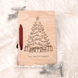 Porte-cartes de Noël, Cartes des fêtes de fin d'année, Porte-cartes de Noël personnalisé, Porte-cartes de Noël familial, Porte-cartes de Noël