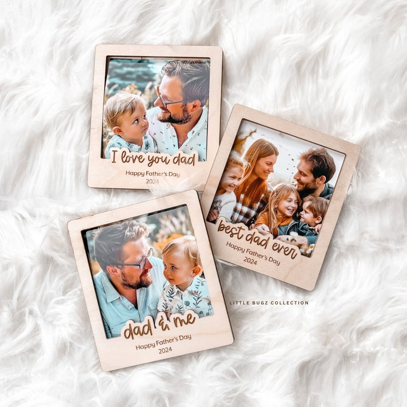 Holiday Fridge Custom Photo Frame Fathers Day Gift, Our