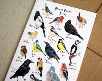 British Garden Birds Desktop A5 