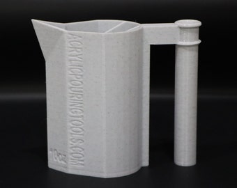 10oz. Quad Split cup with Handle - The Original No Drip Spouted Split Cup ©
