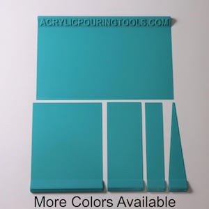 L'original Acrylique Couler Swipe Tool© ! Balayette imprimée en 3D pour la coulée d'acrylique (Lot de cinq)