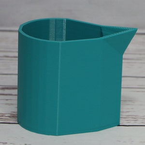 6oz Spouted Cup for Acrylic Pouring The Original No Drip Spouted Cup© Teal