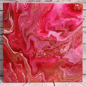 Original Acrylic Pour Painting Abstract Art on a Gallery Wrapped Canvas